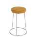 Coussin pour tabouret en textile ocre 34x34x8 cm