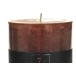 Vela cilíndrica 120H castanha 10x10x15 cm Vela cilíndrica 120H castanha 10x10x15 cm