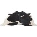 Tapete de pele de vaca em couro 226 x 194 cm Tapete de pele de vaca em couro 226 x 194 cm