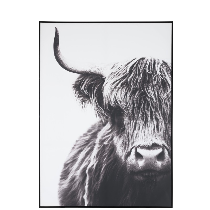Bastidor de yak de lona negra 103,5x142,5x4,5 cm