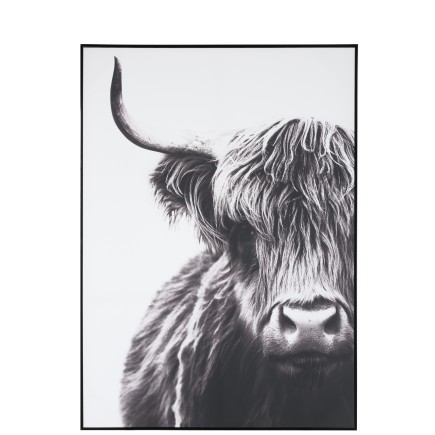 Bastidor de yak de lona negra 103,5x142,5x4,5 cm