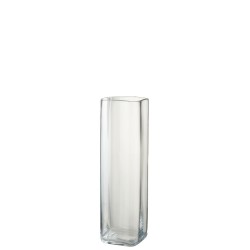 Jarrón alto cristal transparente alt. 27 cm VERRE