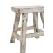 tabouret rectangle en bois blanc 41x38x45 cm tabouret rectangle en bois blanc 41x38x45 cm