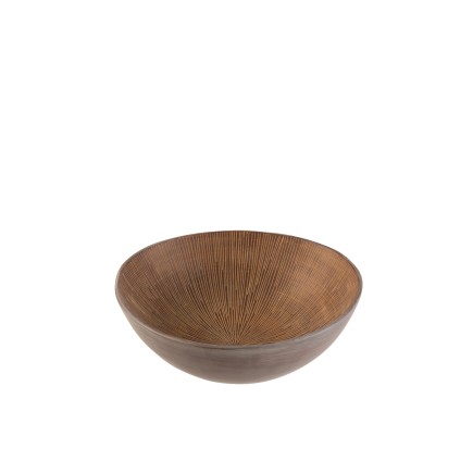 FUENTE REDONDO RAYA POLY MARRON CLARO