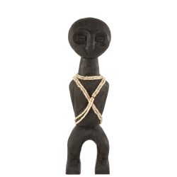 Figura takwimu madera de mango negro Alt. 47 cm