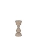 Chandelier en bois gris 14x14x30 cm