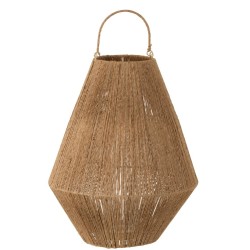 Farol dantya yute natural Alt. 48 cm