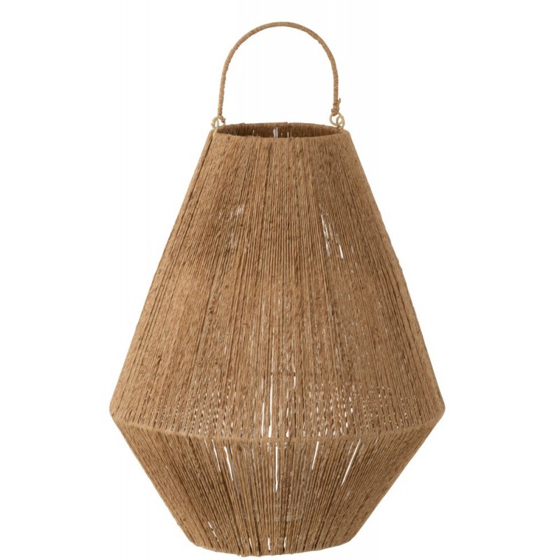 Farol dantya yute natural Alt. 48 cm