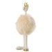 Figurine décorative poule résine et peluche ivoire 37x16x13cm Figurine décorative poule résine et peluche ivoire 37x16x13cm