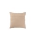 Coussin carré à motif girafe en viscose beige 44x42cm Coussin carré à motif girafe en viscose beige 44x42cm