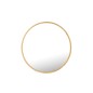Espelho redondo em metal dourado 50x50x2 cm Espelho redondo em metal dourado 50x50x2 cm