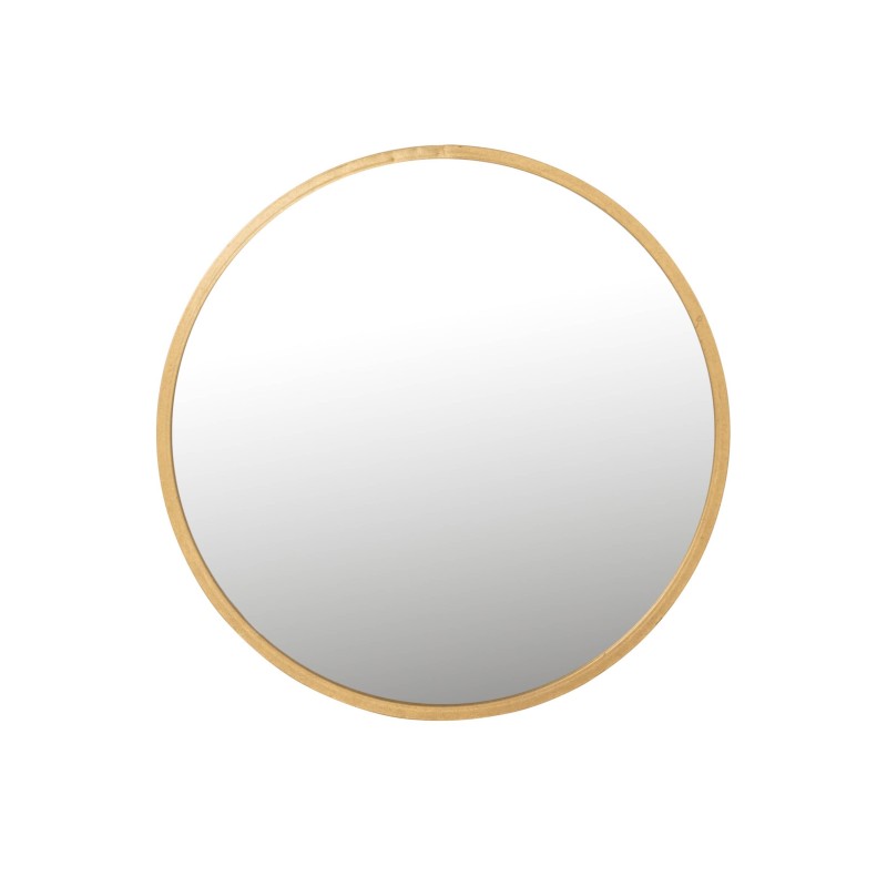 Espelho redondo em metal dourado 80x80x2 cm Espelho redondo em metal dourado 80x80x2 cm
