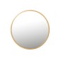 Espelho redondo em metal dourado 80x80x2 cm Espelho redondo em metal dourado 80x80x2 cm