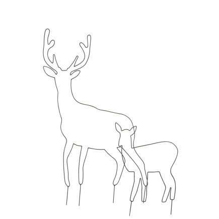 Renne plat en métal Noir 64x0,5x142cm
