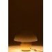Lámpara seta hierro blanco/oro Alt. 40 cm
