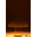 Candeeiro cogumelo em metal branco 50x50x45 cm