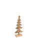 Sapin de Noël en bois naturel 14x5x31 cm