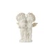 Couple d’ange en résine blanche