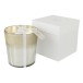 Vela perfumada deluxe cristal plata Alt. 22 cm