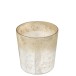 Vela perfumada deluxe cristal plata Alt. 22 cm