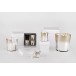 Vela perfumada deluxe cristal plata Alt. 22 cm
