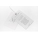 Vela perfumada deluxe cristal plata Alt. 22 cm