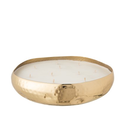 VELA PERFUMADA LIVIA METAL ORO LARGE
