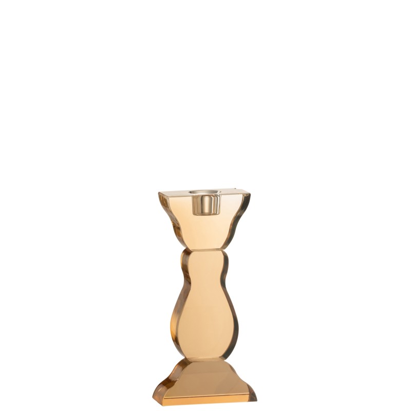 chand plat cristal verre ambre