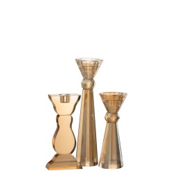 chand plat cristal verre ambre