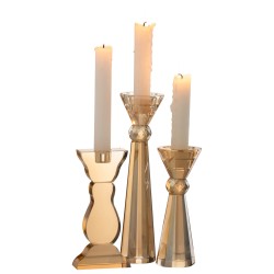 chand plat cristal verre ambre