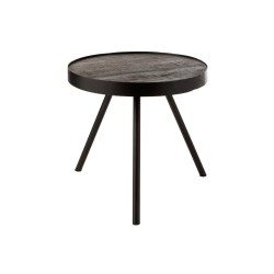 Table d’appoint en bois marron 45x45x43 cm