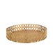 Cesto redondo em círculos de alumínio dourado D49x10cm Cesto redondo em círculos de alumínio dourado D49x10cm