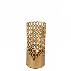 VASE ROND CERCLES ALU OR SMALL 61 cm