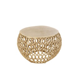 Table basse en aluminium 53x53x38 cm
