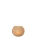 Vaso esférico em vidro dourado 18x18x14 cm Vaso esférico em vidro dourado 18x18x14 cm