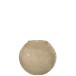 Vaso redondo em vidro dourado 25x25x22 cm Vaso redondo em vidro dourado 25x25x22 cm