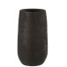 Jarrón irregular rugoso cerámica negro Alt. 42 cm Jarrón irregular rugoso cerámica negro Alt. 42 cm