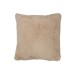 Coussin carré en polyester beige 42x42cm