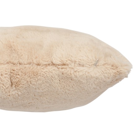 Cuscino quadrato in poliestere beige 42x42cm