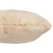 Coussin carré en polyester beige 42x42cm