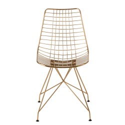 Silla charlotte metal oro