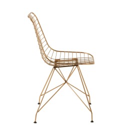 Silla charlotte metal oro