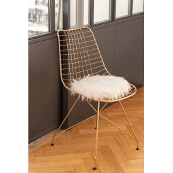 Silla charlotte metal oro
