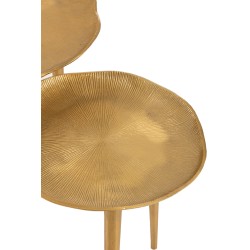 SET DE 3 TABLE GIGOGNE BAROQUE METAL OR