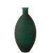 Vase ovale en verre vert 28x28x58 cm Vase ovale en verre vert 28x28x58 cm