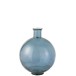 Vase boule en verre bleu 35x35x44 cm Vase boule en verre bleu 35x35x44 cm