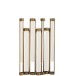 Vase à 7 tubes en métal 30x3x40 cm Vase à 7 tubes en métal 30x3x40 cm