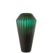 Vase en verre vert 17x17x33 cm Vase en verre vert 17x17x33 cm