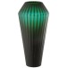 Vase en verre vert 20x20x43 cm Vase en verre vert 20x20x43 cm