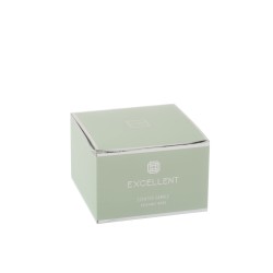 Vela perfumada excellent cristal verde menta-40u Alt. 9 cm